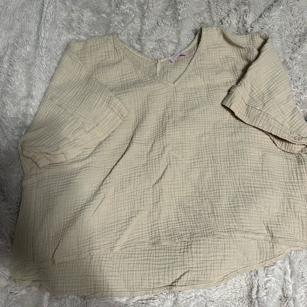 Pink lily boutique shirt/ swim suit coverup